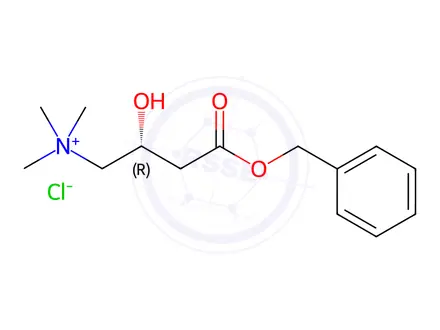 Chemical structure of (+)-Carnitine Benzyl Ester Chloride
