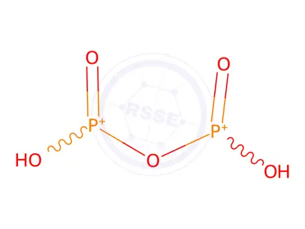 Chemical structure of Diphosphonic acid, disodium salt