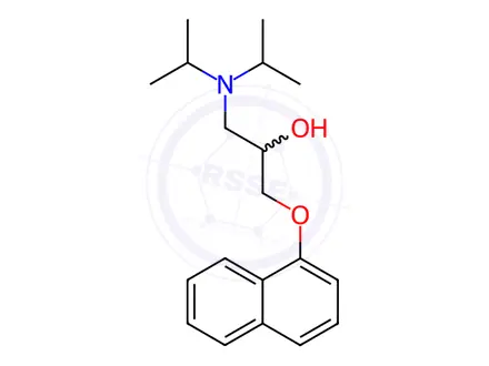 Chemical structure of Propranolol Hydrochloride Impurity 18