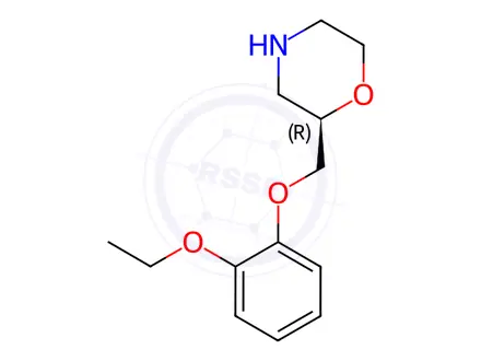 Chemical structure of (R)-Viloxazine Hydrochloride