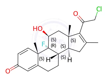 Chemical structure of Clobetasol Propionate EP Impurity B