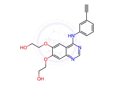 Chemical structure of Erlotinib Impurity 6