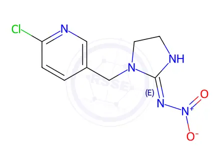 Chemical structure of Imidacloprid