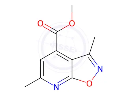 Chemical structure of Methyl 3,6-dimethylisoxazolo[5,4-b]pyridine-4-carboxylate