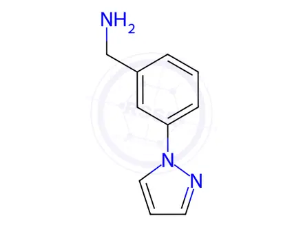 Chemical structure of [3-(1H-PYRAZOL-1-YL)BENZYL]AMINE DIHYDROCHLORIDE