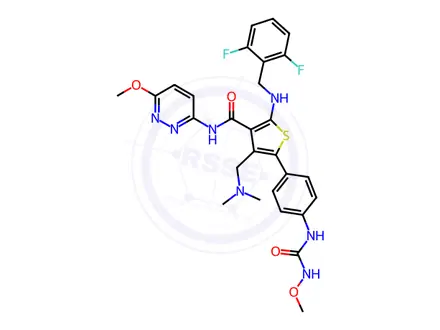 Chemical structure of Relugolix Impurity 96