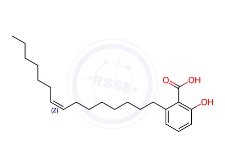Chemical structure of Ginkgolic Acid C15:1