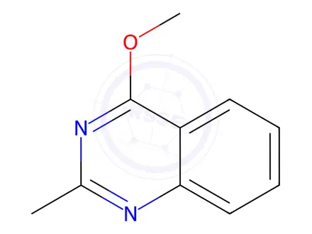 Chemical structure of Quinazoline, 4-methoxy-2-methyl-