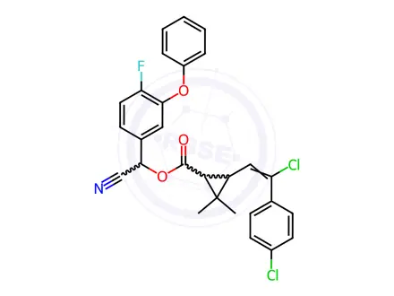 Chemical structure of Flumethrin