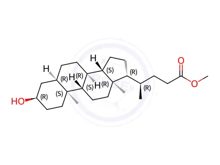 Chemical structure of Ursodeoxycholic Acid Impurity 50