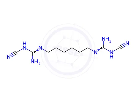 Chemical structure of Chlorhexidine Acetate Impurity 37