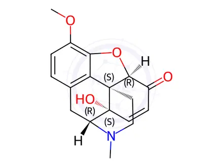 Chemical structure of Oxycodone Related Compound A CII (F0G367)