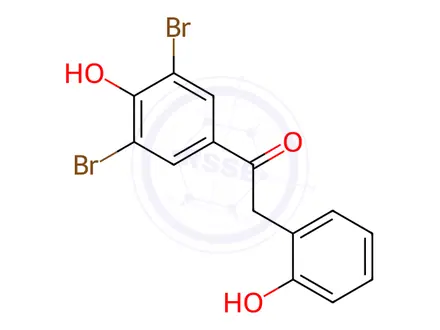 Chemical structure of Benzbromarone Impurity 18