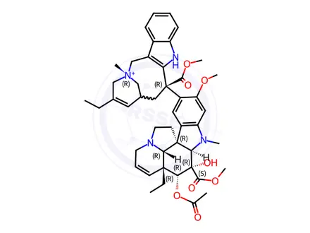 Chemical structure of Vinorelbine EP Impurity F (Free Base)