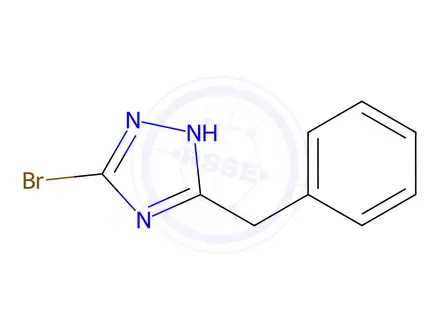 Chemical structure of 3-Benzyl-5-bromo-1H-1,2,4-triazole