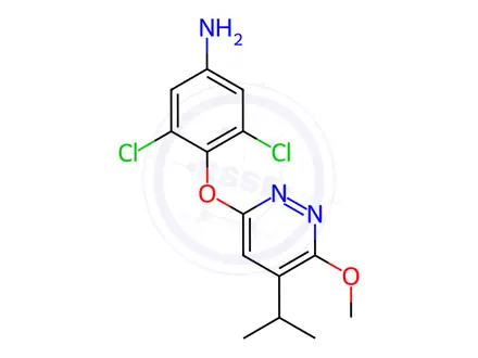 Chemical structure of resmetirom Impurity 21