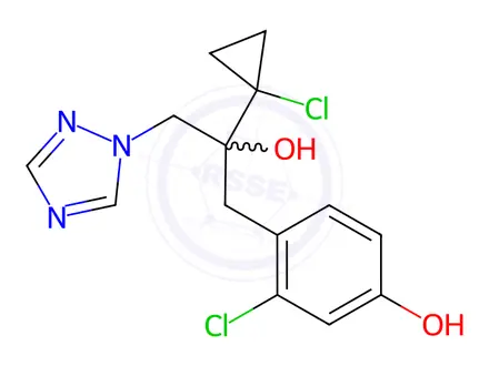Chemical structure of Prothioconazole Impurity 1