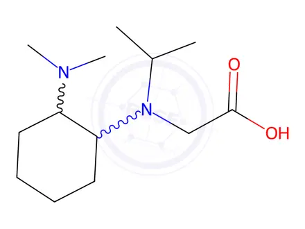 Chemical structure of 2-((2-(Dimethylamino)cyclohexyl)(isopropyl)amino)acetic acid