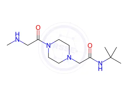 Chemical structure of n-tert-Butyl-2-{4-[2-(methylamino)acetyl]piperazin-1-yl}acetamide dihydrochloride