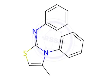 Chemical structure of (Z)-4-Methyl-N,3-diphenylthiazol-2(3H)-imine