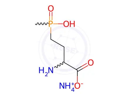 Chemical structure of Glufosinate ammonium