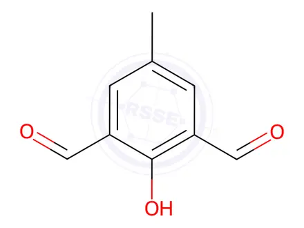 Chemical structure of 2-Hydroxy-5-methylisophthalaldehyde