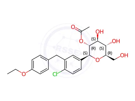 Chemical structure of Dapagliflozin Impurity 107