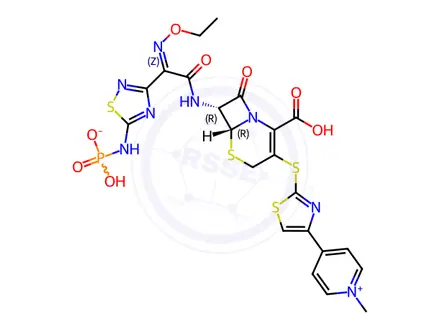 Chemical structure of Ceftaroline Fosamil Impurity 7