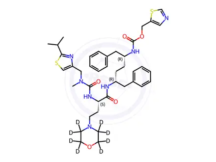 Chemical structure of Cobicistat-d8
