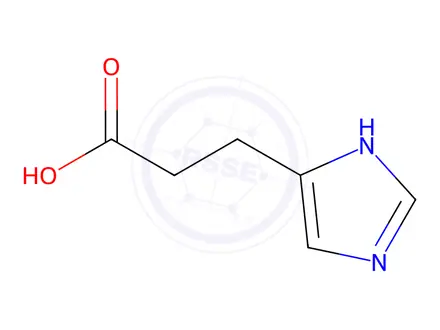 Chemical structure of imidazolepropionic acid