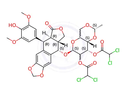 Chemical structure of Etoposide Impurity O