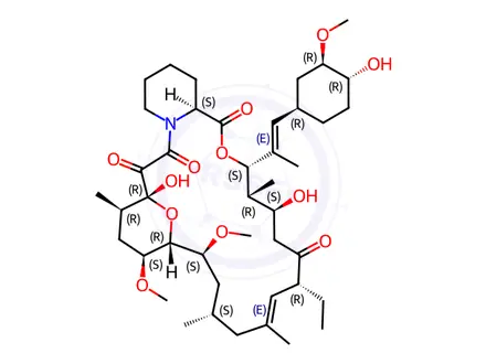 Chemical structure of Tacrolimus EP Impurity A