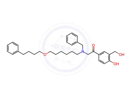 Chemical structure of Salmeterol Xinafoate Impurity 20