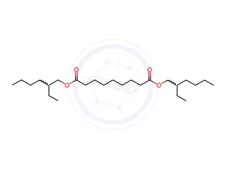 Chemical structure of Azelaic Acid Impurity 5(Bis(2-ethylhexyl) Azelate)