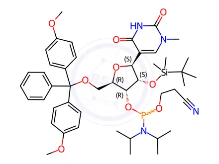 Chemical structure of Phosphoramidites Impurity 92