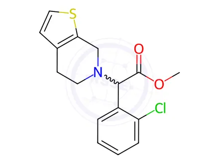 Chemical structure of Clopidogrel Related Compound B((Hydrochloride))