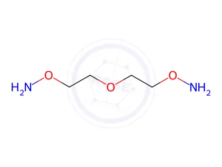 Chemical structure of O-{2-[2-(aminooxy)ethoxy]ethyl}hydroxylamine dihydrochloride