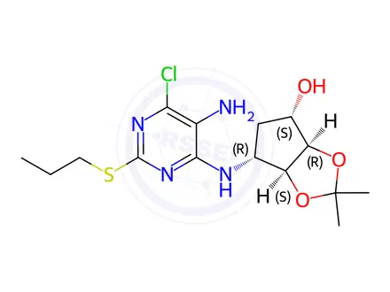 Chemical structure of Ticagrelor Impurity 85