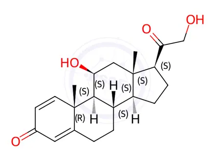 Chemical structure of Prednisolone EP Impurity I