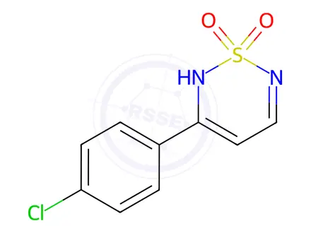 Chemical structure of 3-(4-Chlorophenyl)-2h-1lambda6,2,6-thiadiazine-1,1-dione
