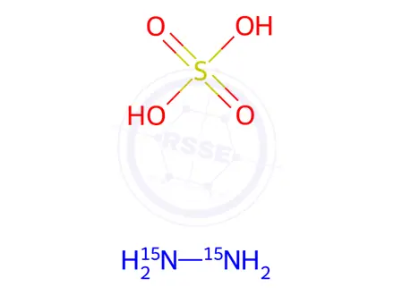 Chemical structure of Dihydralazine Impurity 3 Sulfate-15N2 (Dihydralazine EP Impurity C Sulfate-15N2) (Hydrazine Sulfate-15N2)