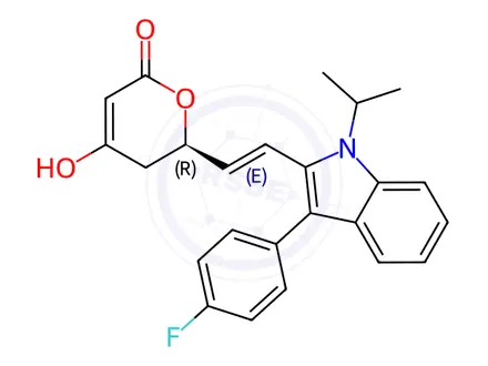 Chemical structure of Fluvastatin EP Impurity E