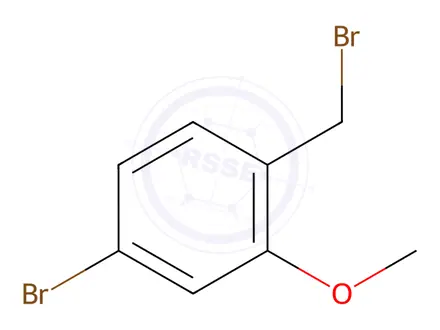 Chemical structure of 4-Bromo-1-(bromomethyl)-2-methoxybenzene