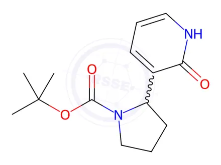 Chemical structure of tert-Butyl 2-(2-oxo-1,2-dihydropyridin-3-yl)pyrrolidine-1-carboxylate