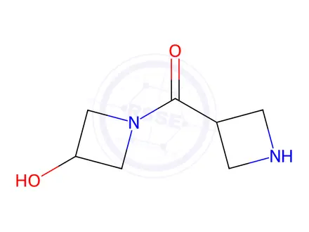 Chemical structure of azetidin-3-yl(3-hydroxyazetidin-1-yl)methanone