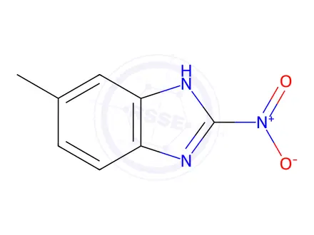 Chemical structure of Benzimidazole,5-methyl-2-nitro-(8CI)