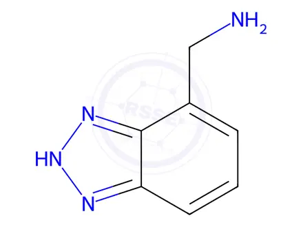 Chemical structure of 1H-Benzotriazole-7-methanamine, hydrochloride (1:2)