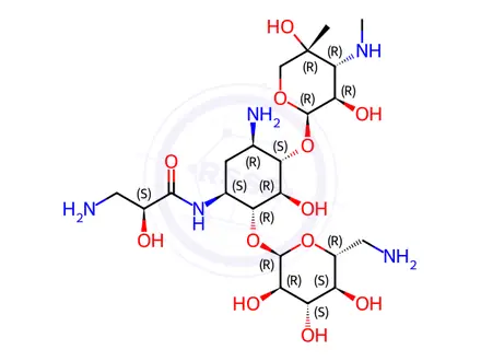 Chemical structure of Isepamicin Impurity 5