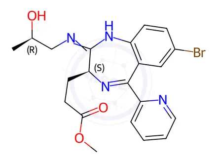 Chemical structure of Remimazolam Impurity 2