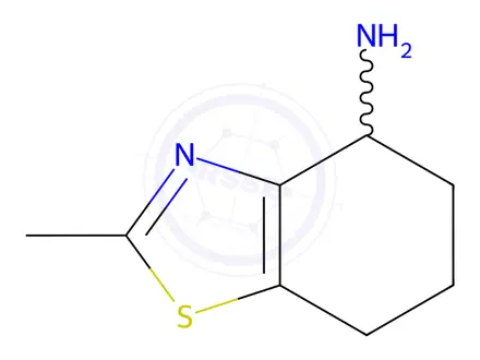 Chemical structure of 2-Methyl-4,5,6,7-tetrahydro-1,3-benzothiazol-4-amine dihydrochloride